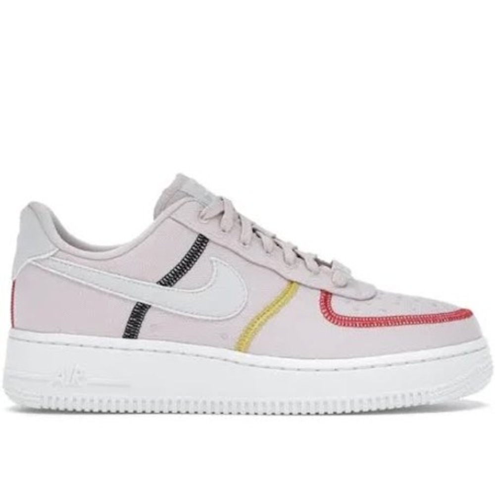 Nike Air Force 1 '07 LX Stitched Canvas Siltstone Red Women's 6.5 CK6572-600